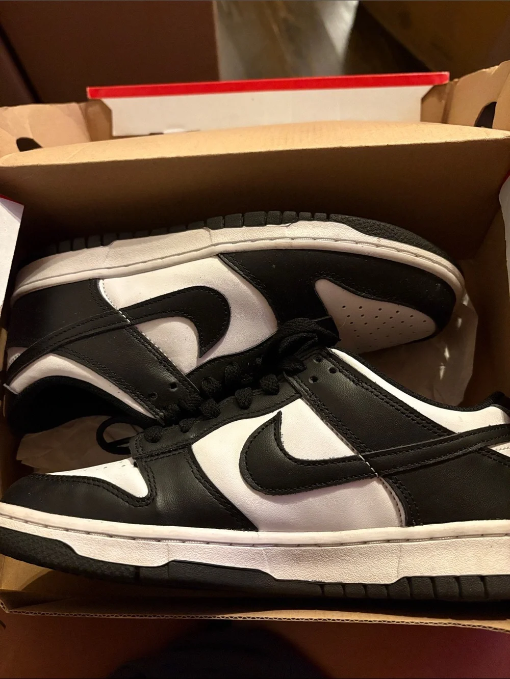 Nike Men’s Black and White Low-Top Sneakers